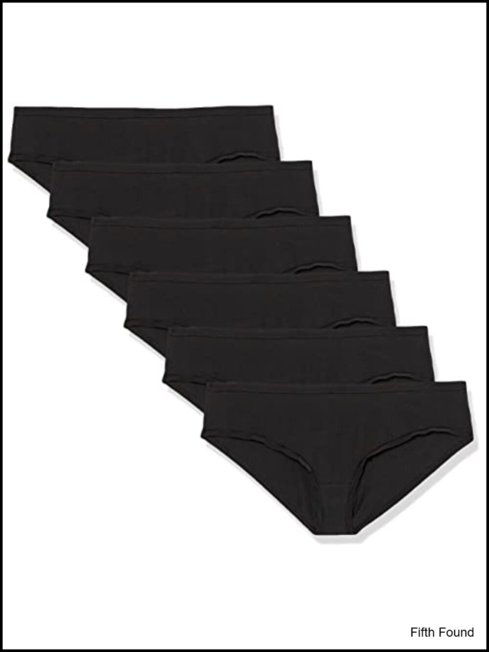 Cotton Spandex Hipster Panties Pack of 6 Women's Breathable Underwear